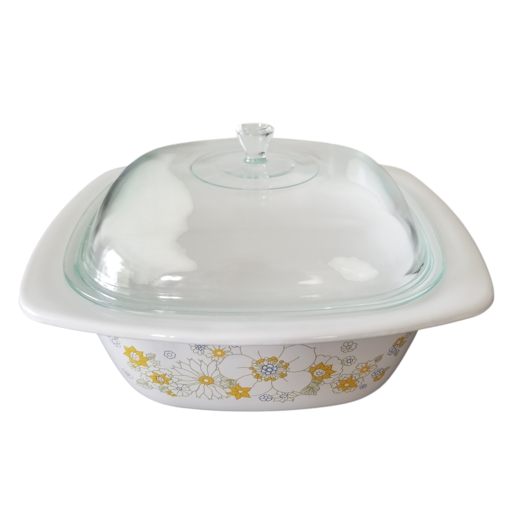 Vintage Corning Ware "Floral Bouquet" 16 cup Casserole Dish